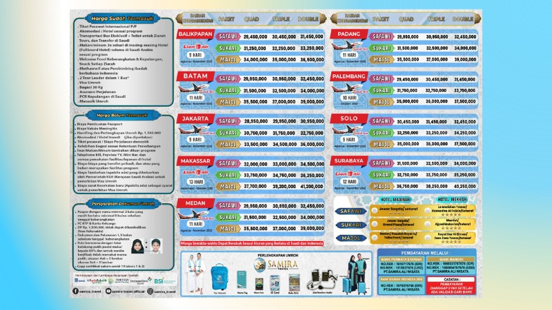 Promo Umroh Awal Ramadhan Resmi Kemenag RI Sukabumi